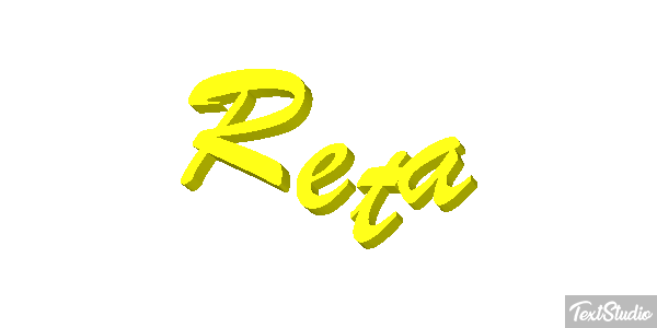 Reta Efeito do texto