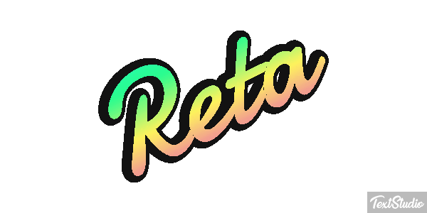 Reta Efeito do texto