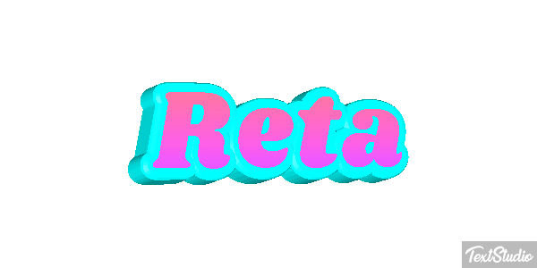 Reta Efeito do texto