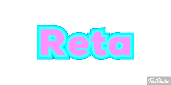 Reta Efeito do texto