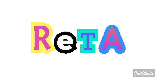 Reta Efeito do texto