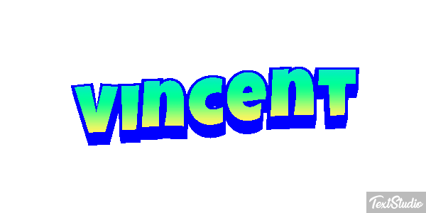 Vincent Text effect