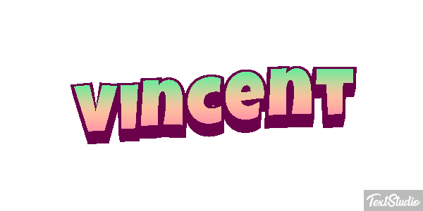 Vincent Text effect