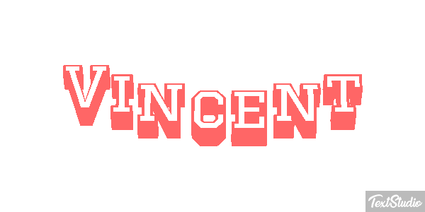 Vincent Text effect