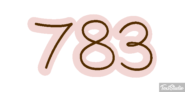 783 テキスト効果