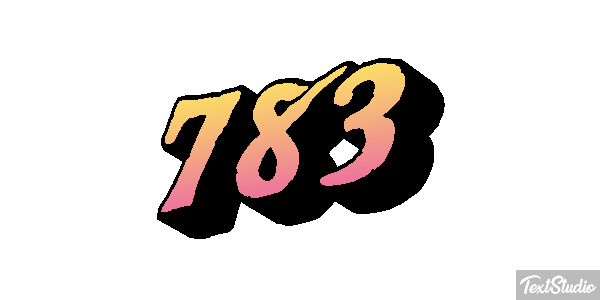 783 テキスト効果