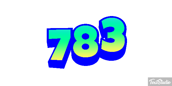 783 テキスト効果