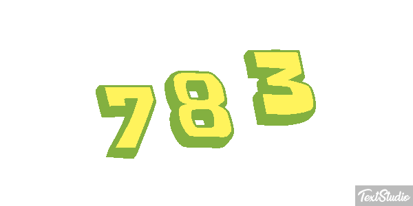 783 テキスト効果