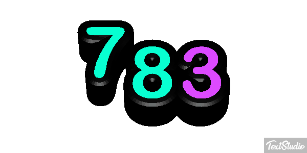 783 テキスト効果