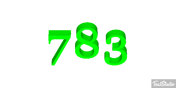 783 テキスト効果