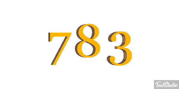 783 テキスト効果