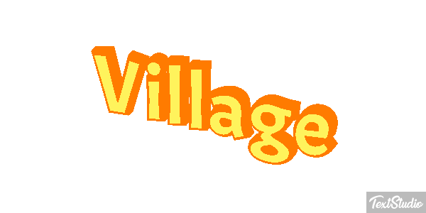 Village Effet de texte