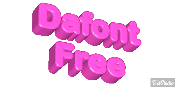 Dafont Free Text effect