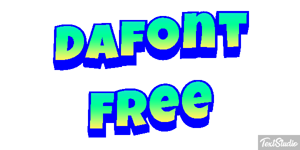 Dafont Free Text effect