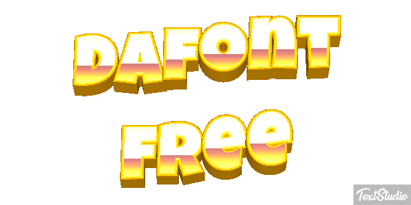 Dafont Free Text effect