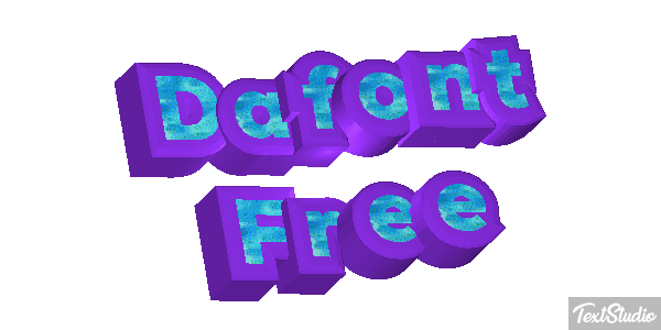 Dafont Free Text effect