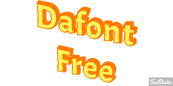 Dafont Free Text effect