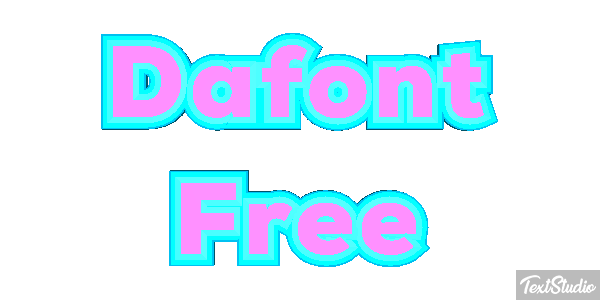 Dafont Free Text effect