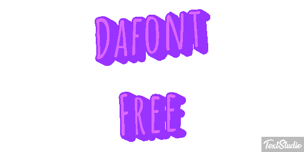 Dafont Free Text effect