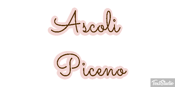 Ascoli Piceno Effetto testo