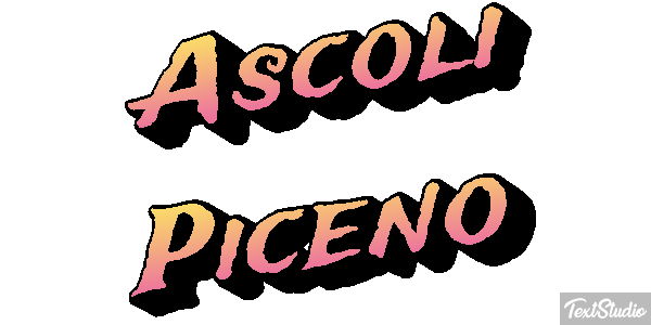 Ascoli Piceno Effetto testo
