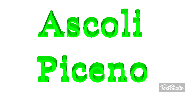 Ascoli Piceno Effetto testo