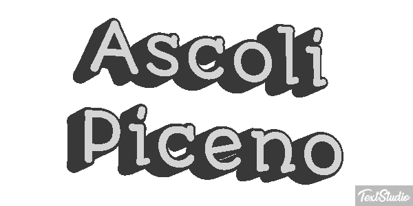 Ascoli Piceno Effetto testo