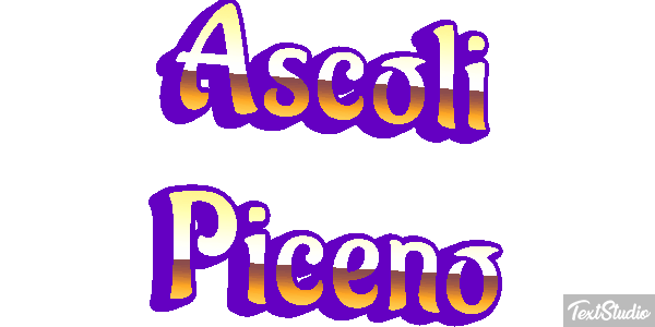 Ascoli Piceno Effetto testo