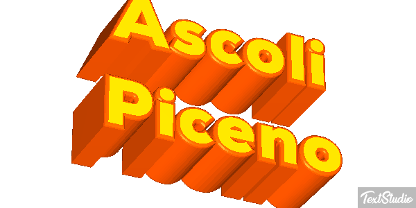Ascoli Piceno Effetto testo