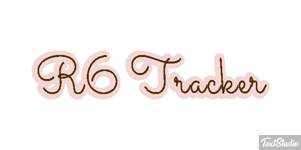 R6 Tracker Text effect