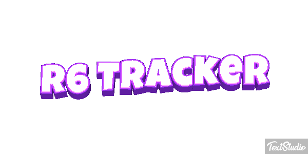 R6 Tracker Text effect