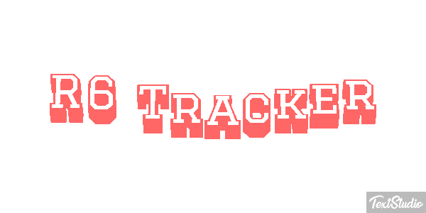 R6 Tracker Text effect