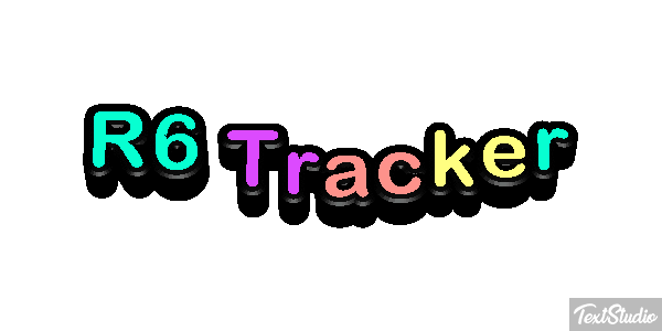 R6 Tracker Text effect