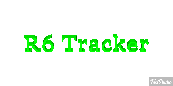 R6 Tracker Text effect