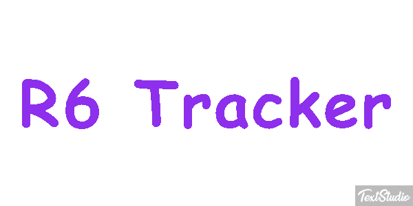 R6 Tracker Text effect