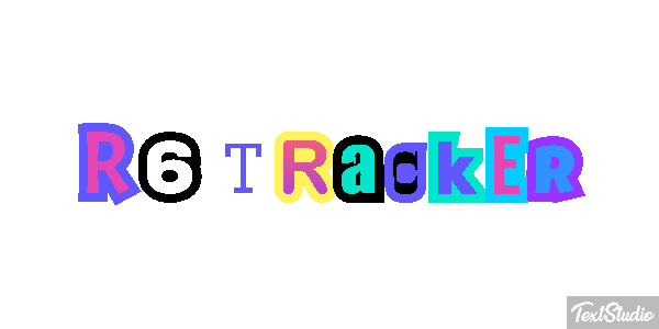 R6 Tracker Text effect