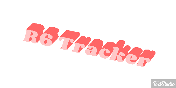 R6 Tracker Text effect