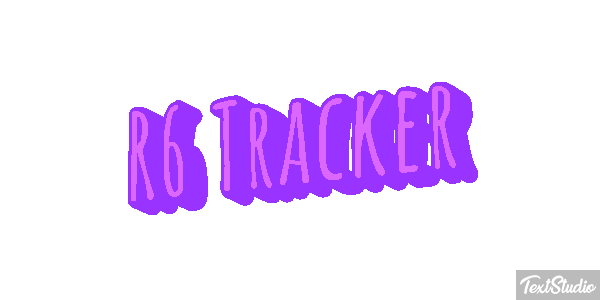 R6 Tracker Text effect