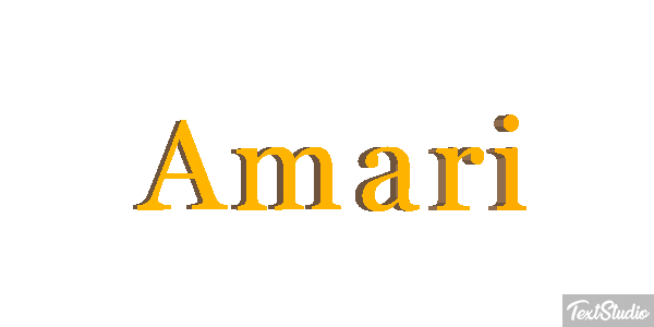 Amari Text effect