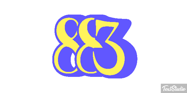 883 Efekt tekstowy