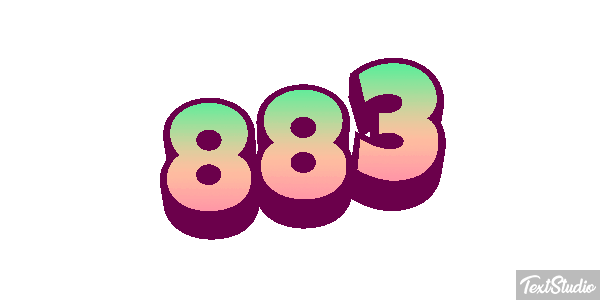 883 Efekt tekstowy