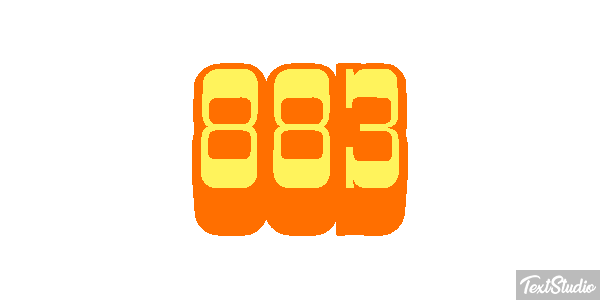 883 Efekt tekstowy