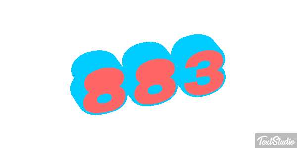 883 Efekt tekstowy