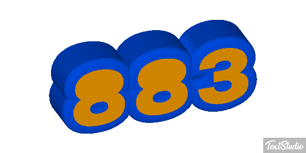 883 Efekt tekstowy
