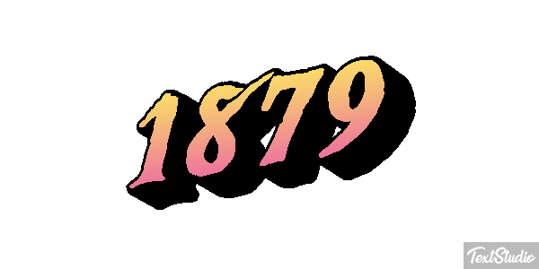 1879 テキスト効果