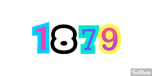 1879 テキスト効果