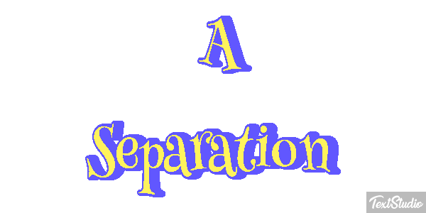 A Separation Texteffekt