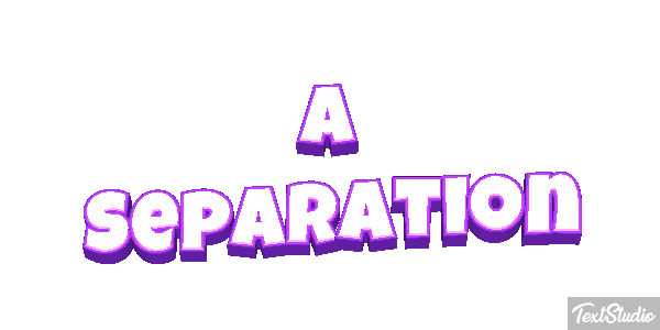 A Separation Texteffekt