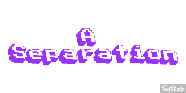 A Separation Texteffekt