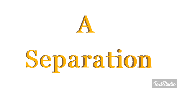 A Separation Texteffekt